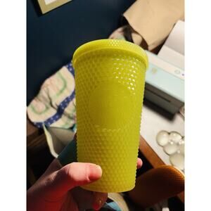 GLOW Green Christmas Gift Grinch Green Starbucks 16oz Studded Tumbler
